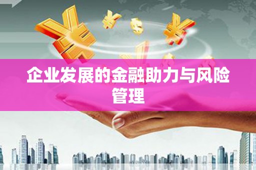 峡江企业发展的金融助力与风险管理