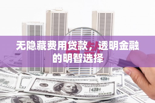 峡江无隐藏费用贷款，透明金融的明智选择