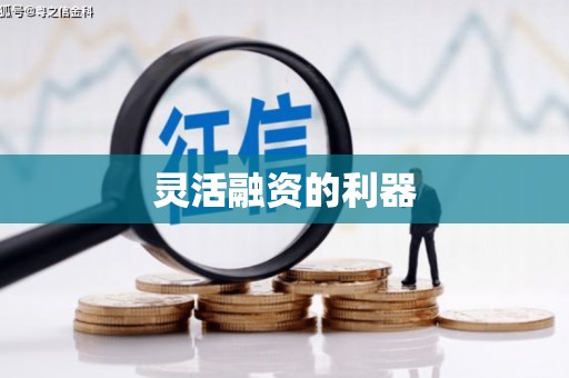 峡江灵活融资的利器