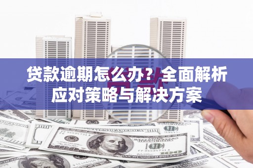 峡江贷款逾期怎么办？全面解析应对策略与解决方案